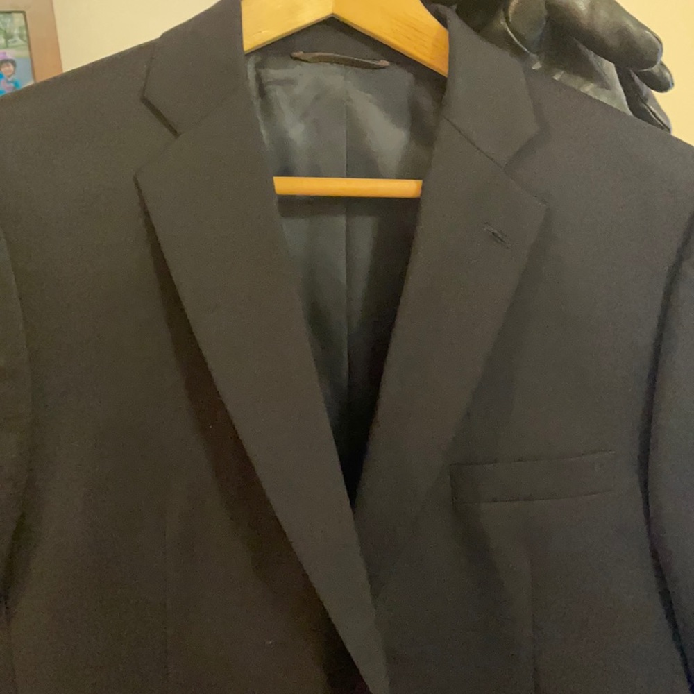 Michael Kors Boys 20R 100% Wool black blazer